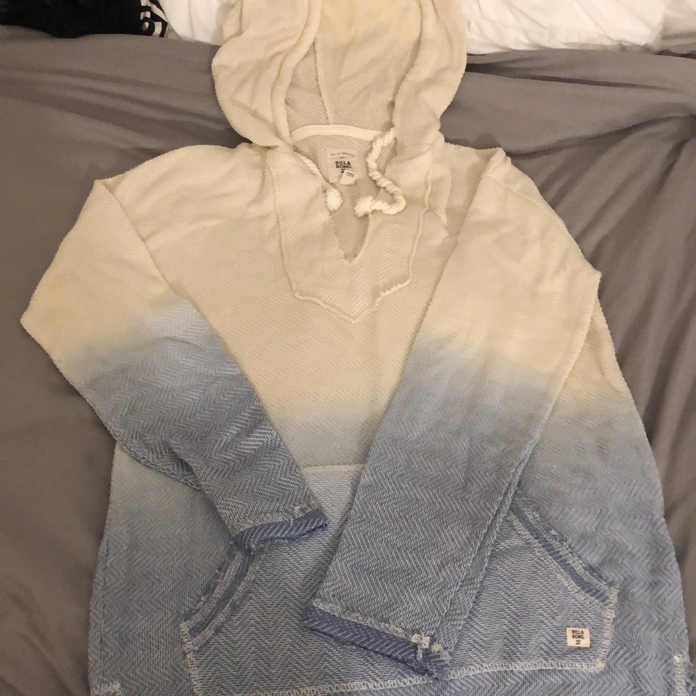 Billabong pull over hooded sweater.